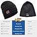 Bluetooth Beanie, Gifts for Man, Bluetooth hat Fashion Winter Hats Built-in Stereo Speaker Unique Christmas Tech Gag Gifts for Men/Women/Teen Boys/Teen Girls (Black)