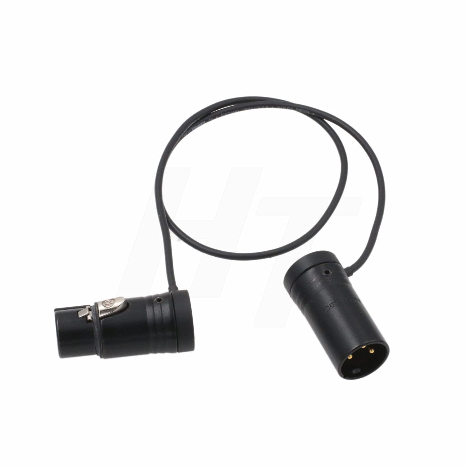 HangTon Audio Cable Low-Profile XLR 3 Pin Male to Female for Mic Camera Sound Devices 888 633 Zaxcom Zoom Audio Recorder Black 20"