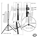 PBL Backdrop Background Support Stand System Photography Studio Video 10'X12' Heavy Duty Background Stands, Spring Loaded Newly Patented 12' Cross BAR by PBL
