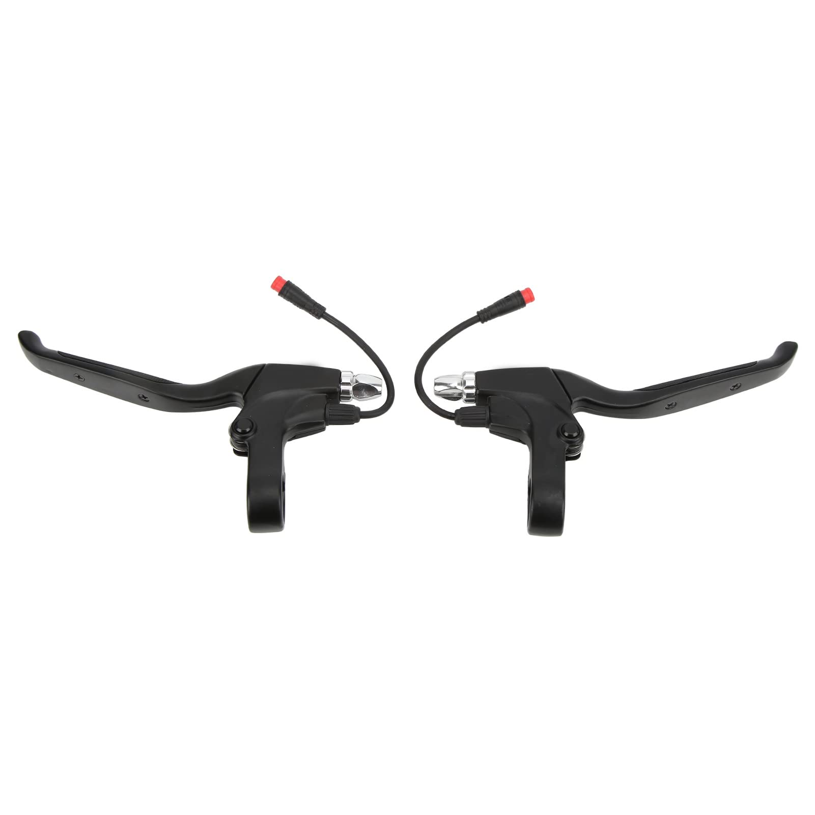 Odorkle Electric Scooter Left Right Brake Lever, 1Pair, Aluminum Alloy Material, with 2pin Water Proof Connector, for 10 inch Electric Scooter Brake Handle