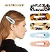 Alligator Hair Clips for Women - Tortoise Shell Resin Hair Clip Large Hair Barrettes Accessories (5 Pcs Multicolor)