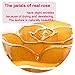 DEFAITH Real Rose 24K Gold Dipped, Forever Gifts for Her Valentine's Day Anniversary Wedding and Proposal - Yellow with Stand