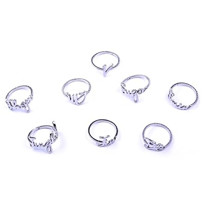 Buy Youyouchard 8 Style Bts Album Ring Bts Stainless Steel Finger Rings Bangtan V Suga Jewelry Rings Accessories For Men Women Couple Ring Birthday Gift Online In Oman B07hk85d8b