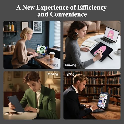 WIWU Keyboard for iPad Pro 13 M4/M5 2024/2025 Magnetic Case 3 in 1 Detachable Keyboard with Touchpad Adjustable Stand Backlit Keys 7 Colors (Gray, iPad Pro 13"(M4/M5 2024/2025)