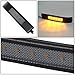 Auto Dynasty Compatible with Ford F-150 Smoke Lens Towing Side Mirror Turn Signal Light (Amber LED)