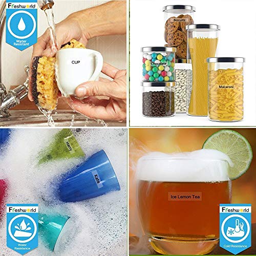 Freshworld Compatible Label Tape Replacement for 12mm 0.47Inch Ptouch Brother M Tape MK131