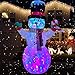 SEASONBLOW 10 Ft Inflatable Christmas Snowman with Candy Decoration for Yard Lawn Garden Home Party Indoor Outdoor