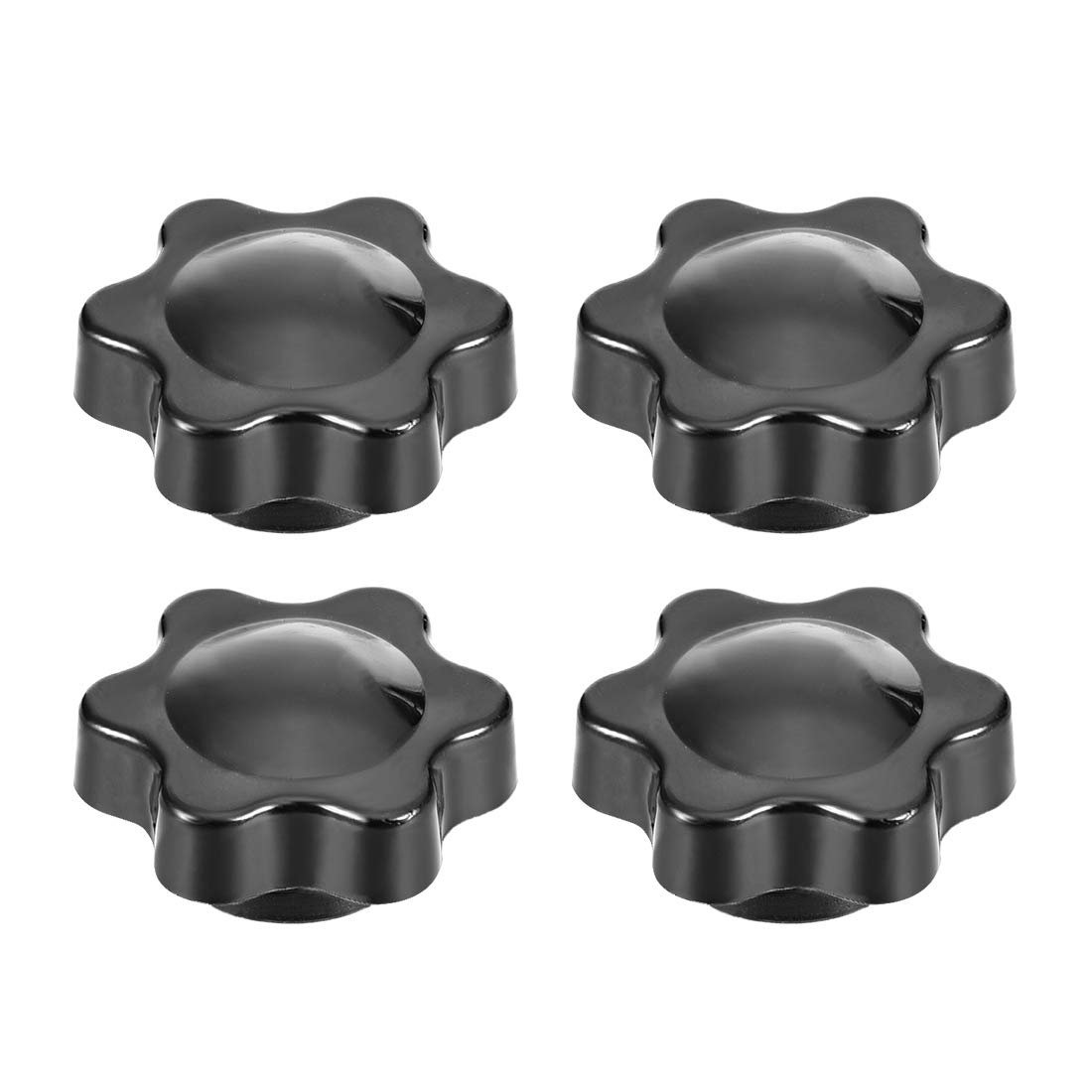 uxcell Clamping Handle Screw Knobs Handle Star Knob M5 x 7mm Female Thread 4pcs