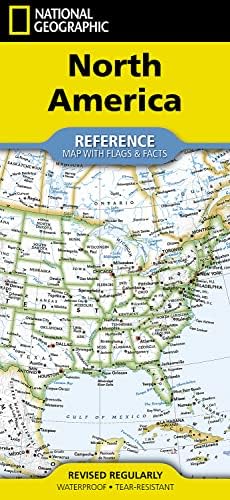 National Geographic North America Wall Map - Classic - Laminated