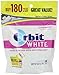 Orbit Chewing Gum White Bubblemint, 180-Count 8.8oz (Pack of 2)