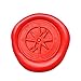 UNIQOOO Arts & Crafts Pack of 12 Matt Red Sealing Wax Sticks for Wax Seal Stamp (Non-Wick)，Great for Embellishment of Cards Envelopes, Wedding Invitations, Wine Packages