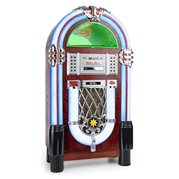 Auna Vinylbox Rockola Jukebox Vinilo y Multimedia