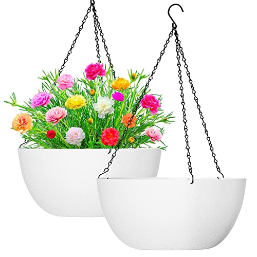 WOUSIWER Large Hanging Planters
