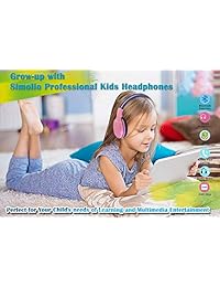 Auriculares Bluetooth portátiles con protección auditiva volumen limitado para niños, duraderos y ajustables, auriculares Bluetooth inalámbricos con cable desmontable para escuela, coche, avión