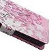 Case for HTC Desire Eye,Generic Wallet Pouch Card Slot PU Leather Case Protective Flip Cover For HTC Desire Eye(Pink flower)