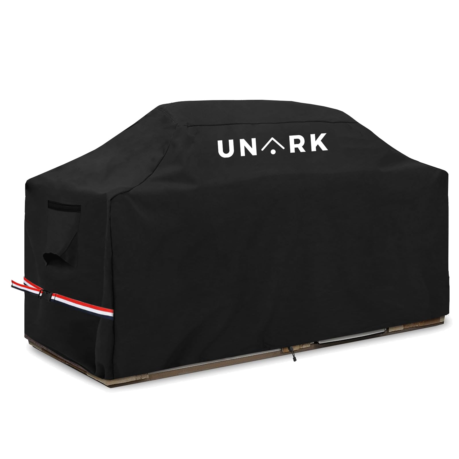 Photo 1 of UNARK 110 Inch Extra Large Grill Cover Kitchen Island Cover Large Island Grill Cover for Outdoor Grill Outdoor Kitchen Cover Heavy Duty Waterproof 110" L x 44" W x 48" H, Black