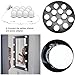LED Vanity Mirror Lights kit - MRah Hollywood Style Makeup Mirror Lights with 10 Dimmable Bulbs, Lighting Fixture Strip for Makeup Vanity Table Set in Dressing Room(Mirror Not Included)
