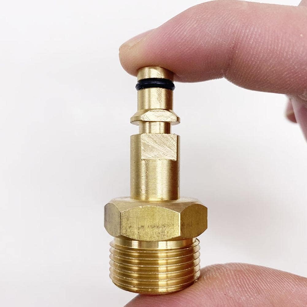 Gold M22 Adapter High Pressure Washer Hose Adapter Pressure Pipe Quick Connector Converter Fitting for K Series Pressure Washer,Pressures Washers Parts and Accessories
