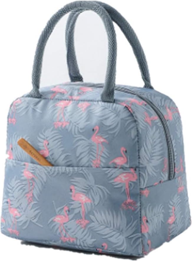 WYMAODAN Lunch Bag, Insulated Tote Bag Wide Open Insulated Cooler Bag Water-Resistant Thermal Leak-Proof Lunch Organizer for Men Girls Children Outdoor Picnic Work