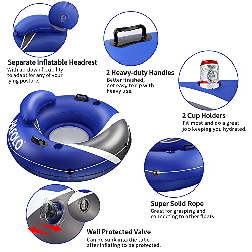 Pool Floats Adult, Lake Floats for Adults Heavy Duty, Water Floats for