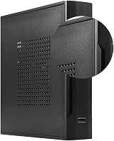 Compasty ITX Computer Case TX02 Mini Desktop HTPC Chassis Black SPCC view 6