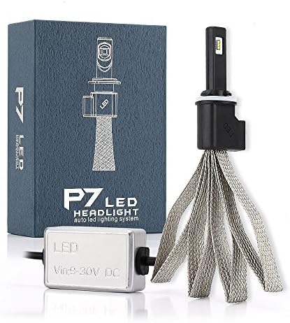 880/881/H27 LUMILEDS LED Headlight Bulbs, Cool White PHILIPS Chips, 60W/9,600LM/6,000K Auto Headlamp,All-in-One Conversion Kit,HID or Halogen Head light Replacement, Plug &amp; Play, 9v 36v