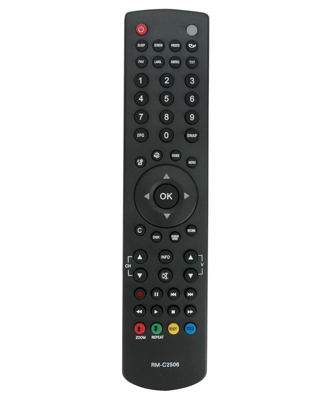 VINABTY RM-C2506 Replacement Remote Control Fit for JVC TV LT-19DD30J LT19DD30J LT-19DD3J LT19DD3J LT-22DD3J LT22DD3J