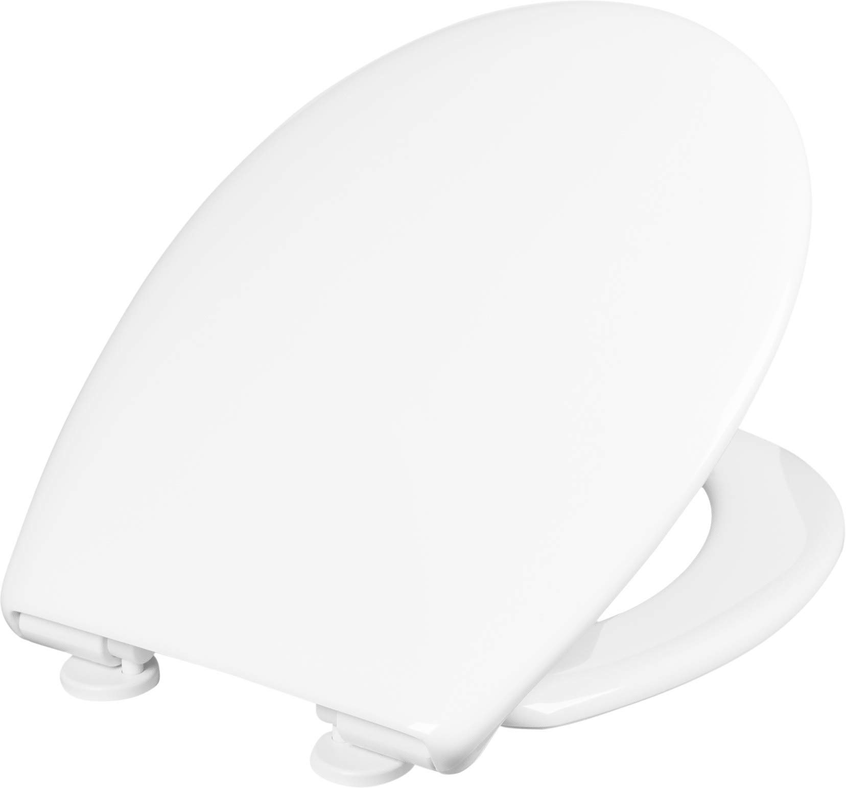 Cornat Como Classic White Look-Easy-Care thermoplastic-Quick up and Clean Function-Soft-Close Mechanism, seat, Toilet lid, 1076390