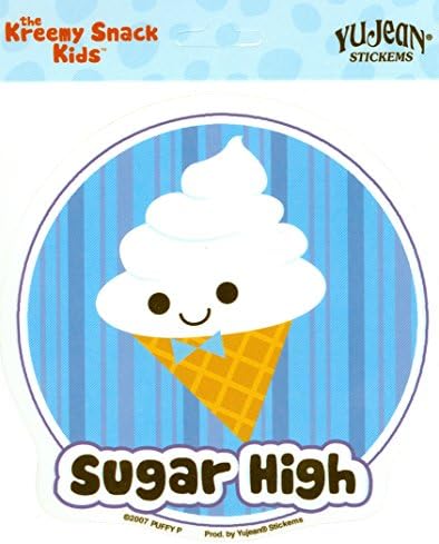 Kreemy Snack Kids - Sugar High Ice Cream Cone - Sticker / Decal