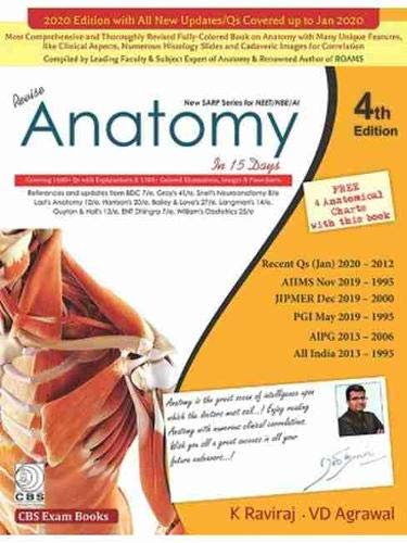 NEW SARP SERIES FOR NEET NBE AI REVISE ANATOMY IN 15 DAYS 4ED (PB 2020) (New SARP Series for NEET/NBE/Al) NEW SARP SERIES FOR NEET NBE AI REVISE ANATOMY IN 15 DAYS 4ED (PB 2020) (New SARP Series for NEET/NBE/Al)