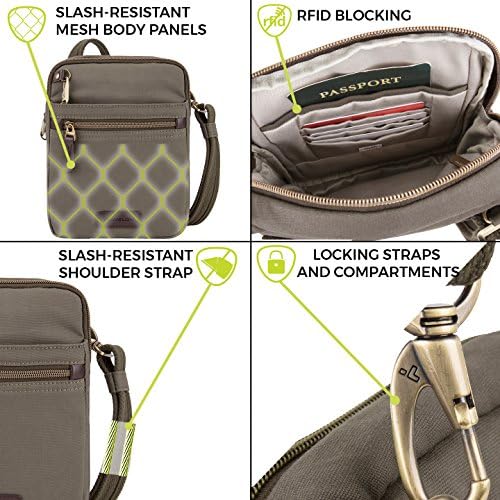 Travelon: Anti-Theft Courier Small N/s Slim Travel Bag - Navy 3 Travelon: Anti-Theft Courier Small N/s Slim Travel Bag - Navy