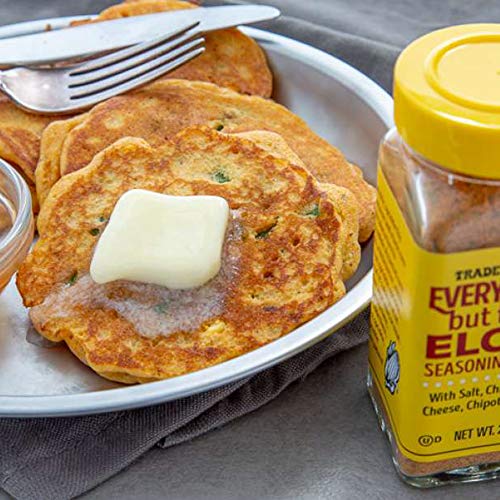 Trader Joe's Everything But The Elote Seasoning Blend With Chile Pepper, Parmesan Cheese, Chipotle Powder, Cumin, Cilantro and Sea Salt Simply Delicious