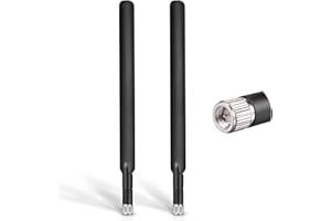 AIGITAL 4G LTE Antenna 10dBi SMA Network Antenna Cellular Antenna with SMA Male Connector, 2 Packs Router Antenna for WiFi Router Modem Mobile Hotspot Security IP Camera Video Surveillance Monitor-2 Packs