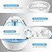 Cool Mist Humidifier - Ultrasonic Humidifiers Air Humidifiers for Bedroom, 1 Gallon Mist Humidifiers with Quiet High Mist Output, Multi Mist Levels, Various Night Lights, ETL Approved, Filter Free