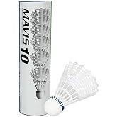 YONEX Mavis 10 Badminton Shuttlecocks , White, 78-Medium-Blue