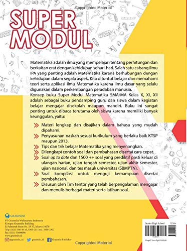 Super Modul Matematika Sma Kelas X Xi Dan Xii Indonesian Edition Tentor Eduka Tim 9786020512280 Amazon Com Books