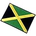 Jamaica Flag Embroidered Emblem Rasta Jamaican Rastafarian National Iron On Sew On Patch