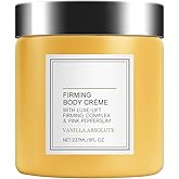 ZXZTSM Champagne Lift Firming Body Creme, with Pink Pepperslim for Deep Hydration Anti Wrinkle Firming Body Cream.(Vanilla)