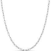 Amazon Essentials 14K Gold Plated Paperclip Chain Necklace