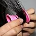 EZGO 20 Pieces Magic Hair Care Curler No Clip Silicone Soft Hair Style Roller, Pink