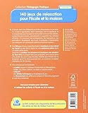 Image de 140 jeux de relaxation pour l'école et la maison (+ CD-Rom)