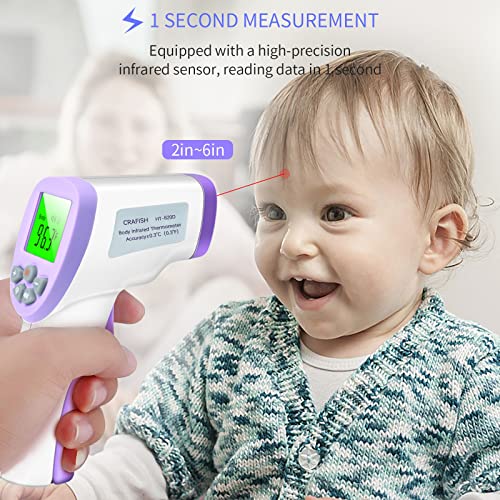 Forehead Thermometer, NonContact Infrared Adult and Child thermometers