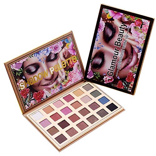 Aviat Glamour Beauty Glitter Eyeshadow Palette 24 Colors Fashion Palette Eyeshadow Powder Matte Eye Shadow
