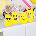 Emoji Paper Bags Gift Bags with Thank-You Stickers for Kids Birthday Party Supplies Pack of 24(Bags)
