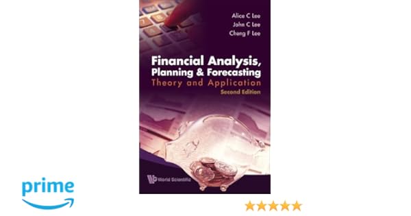 Financial Analysis Planning And Forecasting Theory And - 