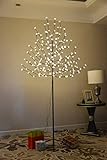 UPHA 6 Feet 208 LED Xmas Cherry Blossom Tree Light With Flexible Branches,Outdoor and Indoor, Warm White Light