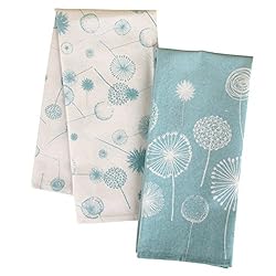 See Karma Gifts Tea Towels (Set of 2), Dandelion Details