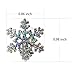Bling Snowflake Clip on Earrings For Women Girls Christmas Gifts Alloy RareLove