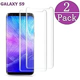 LuettBiden Compatible[2 - Pack] Samsung Galaxy Tempered Glass S9 Screen Protector, LuettBiden - [9H Hardness][nti-Fingerprint][Ultra-Clear][Bubble Free] Screen Protector Compatible Galaxy S9