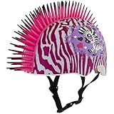 Raskullz Zebra Mohawk Helmet, 5+ Years, White
